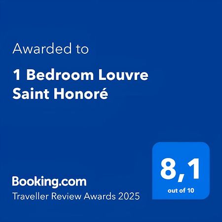 1 Bedroom Louvre Saint Honore Free Netflix Paris Exterior foto